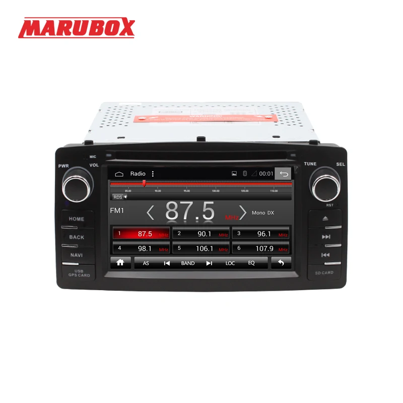 MARUBOX 6A900DT3 автомобильный мультимедийный плеер для Toyota Corolla E120 BYD F3 четырехъядерный