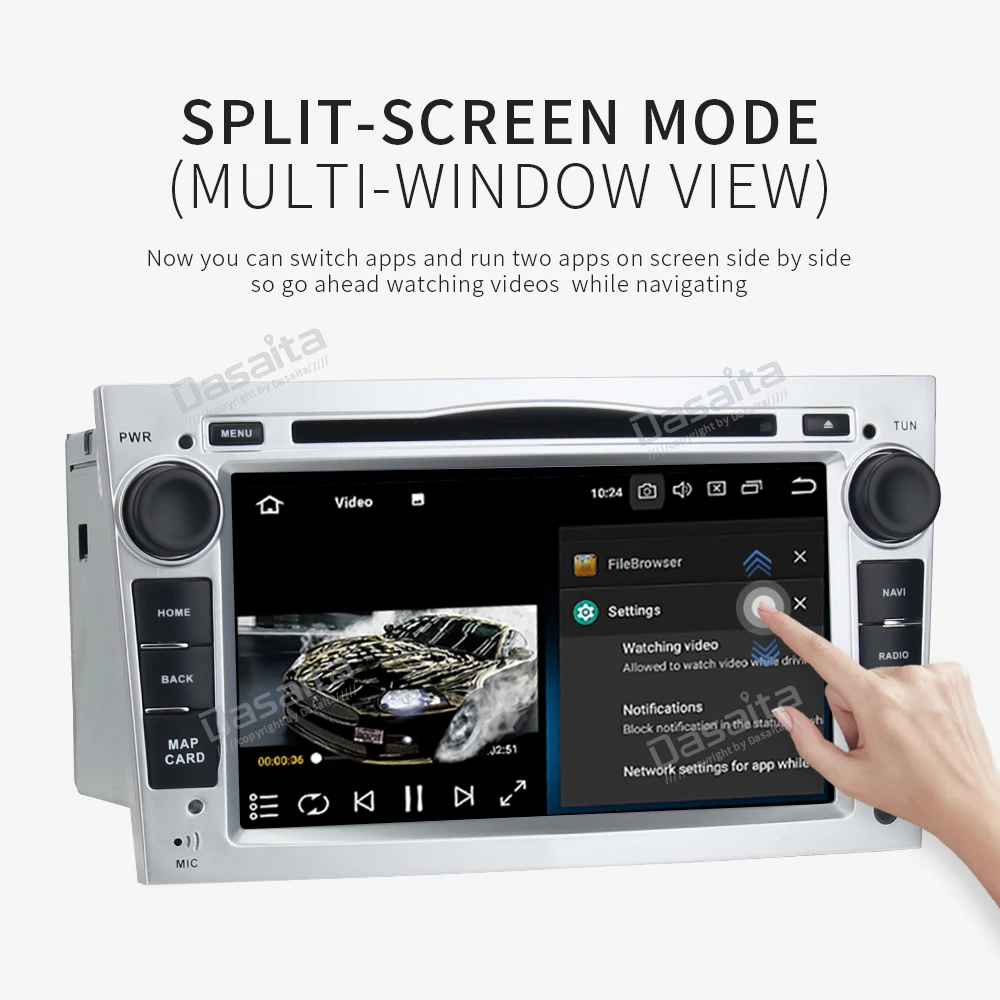 Top 7" 2 din Android 8.0 Car Radio for Opel Astra H Zafira Vivaro Vectra Tigra Corsa C Car DVD Player 2004 Autoradio Stereo GPS Wifi 2