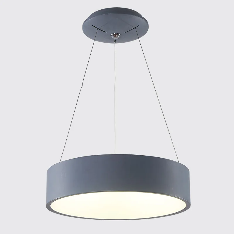  Modern Round Led Pendant Light Ring Circle Pendant Lamp Ceiling Hanging Lighting Fixture For Kitche - 32887499288