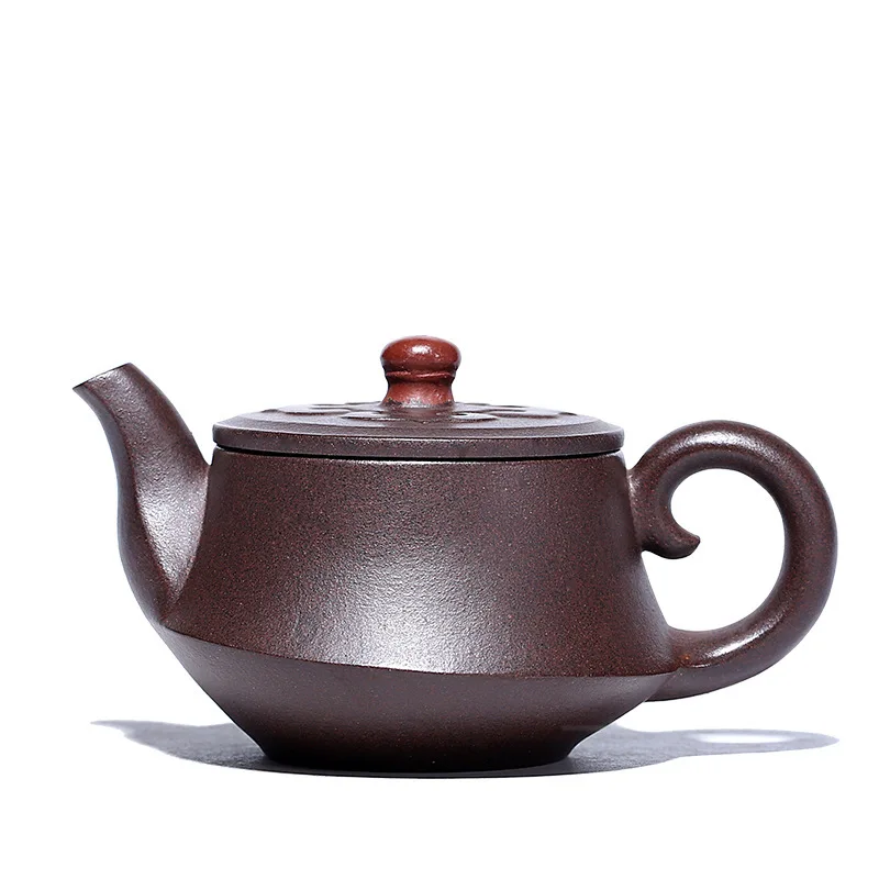 Purple Sand Pot Agent Factory Direct Selling Purple Mud Pure Manual Made Curling Pot Teaware Gift Box One Delivery