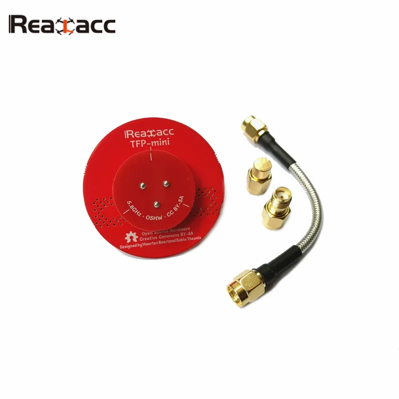 

Hot New Realacc TFP-Mini Triple Feed Patch Dia. 45mm 5.8G 8dBi FPV Flat Panel Pagoda Antenna With Terminator For RC Multicopter