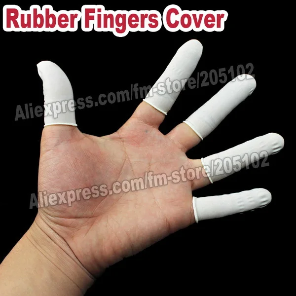 Elastic Rubber Fingers Cover Glove 20pcs/lot For Antifingerprint Work