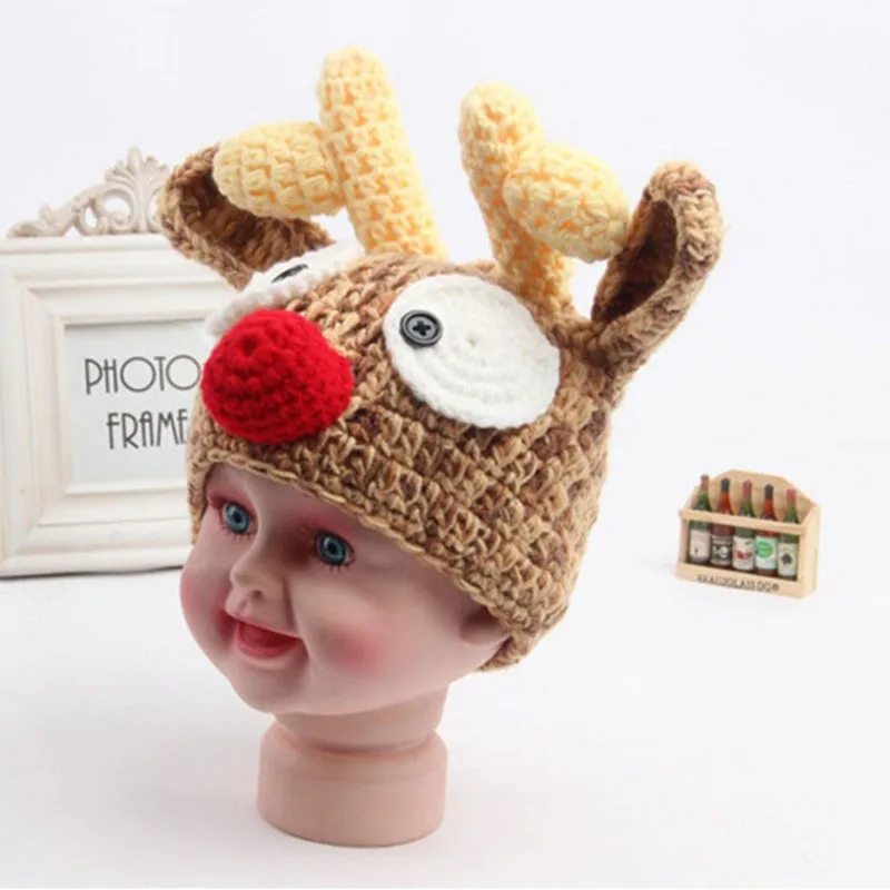 1Pcs-Baby-Hats-Handmade-Deer-Shape-Newborn-Girl-Boy-Winter-Knitted-Caps-Photography-Costume-Photo-Props-Crochet-BB0167 (1)