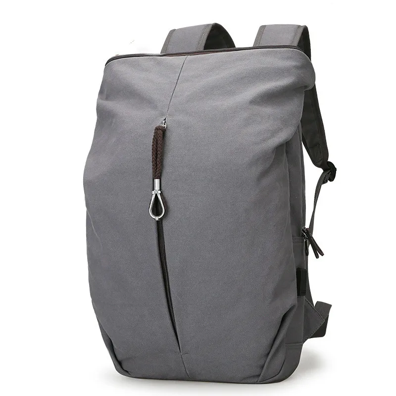 

Large-capacity Backpack Men's Personality Charging Backpack Computer Bag Casual Canvas Bag Travel Bag Korean Backpack
