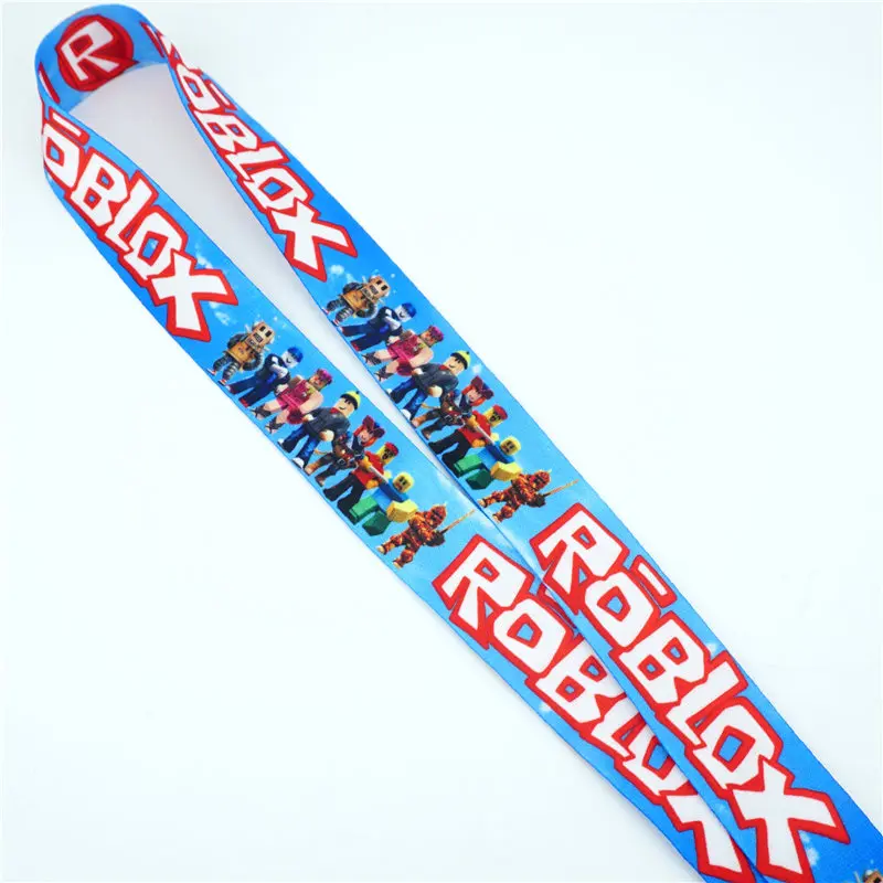 Us 179 Game Roblox Neck Strap Lanyards Cell Phone Rope Strap Clip Charm Cords Lariat Keychain Keyrings Pendant Cosplay Accessories Gift In Key - 