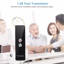 

EDAL Portable Smart Speech Translator Two-Way Real Time 30 Multi-Language Translation For Learning Travelling Business Meeting