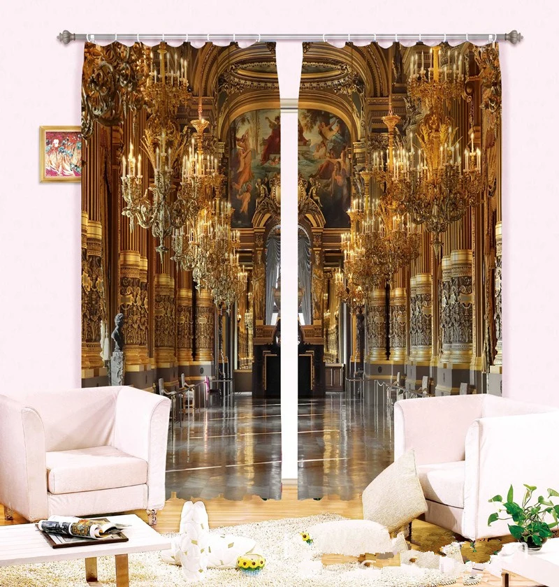 

Living room decoration 3D Blackout Curtains Healthy non-pollution Digital Print Customiz Design Tablecloth Shower Curtain Bed