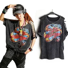 T Shirt Women PLUS SIZE Desigual Punk Rock Fashion Tops Camisetas roupas femininas camisas mujer Tshirt Women’s Clothing Clothes
