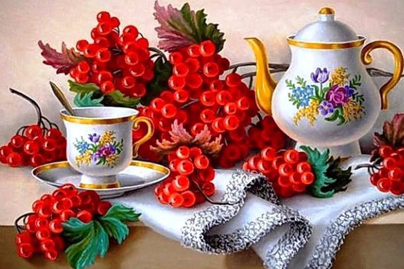 

5d Rhinestones Diy Diamond Mosaic Painting Cross Stitch Kits Full Drill Fabric Embroidery Still life painted