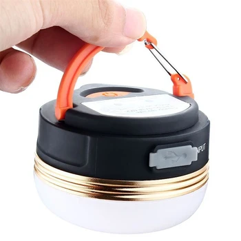 

Portable Lanterns LED Rechargeable 3 Modes Lanterna Light with Magnet Hanging Torch For Camping Tent Built-in 1800mAh Battery