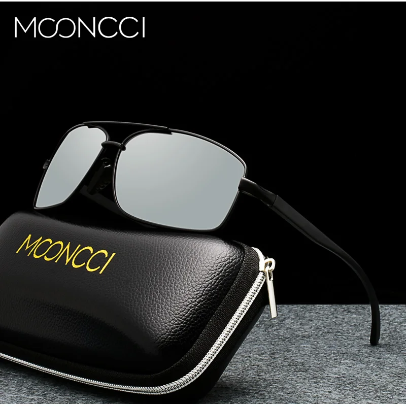 Aluminum Mens Polarized Photochromic Sunglasses Chameleon Sport Driving Glasses