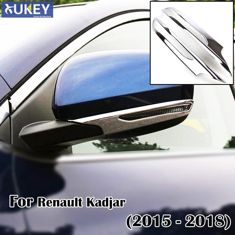 Chrome ABS Car Rear View Mirror Cover Trim Fit For Ford Edge 2015 2016 2017