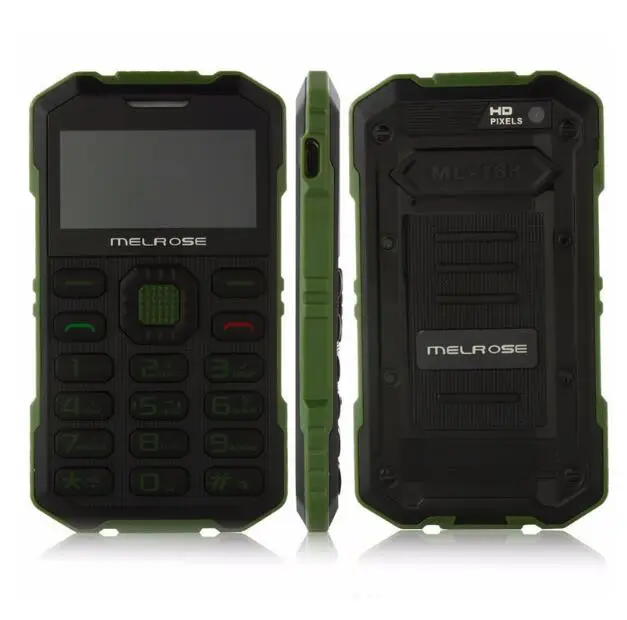 Ультра-тонкий открытый ударопрочный мини-телефон Melrose S2 1,7 дюймов MP3 камера Bluetooth Dialer наушники многоязычный мобильный телефон - Цвет: green