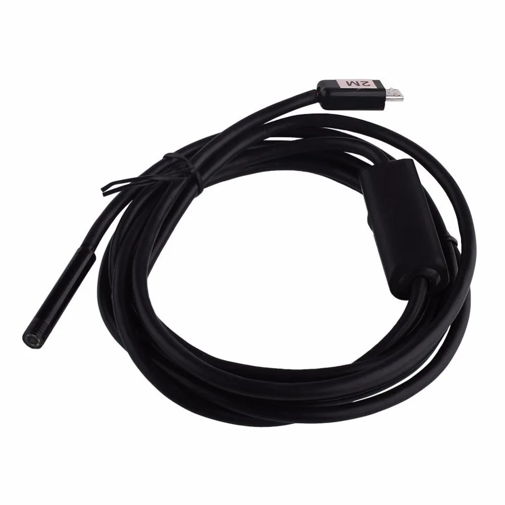 Gizcam 1.5m Flexible Cable Android Endoscope Camera 7mm Lens 6 LED Waterproof Micro USB Borescope Industrial Endoskop camera : image Gizcam 1.5m Flexible Cable Android Endoscope Camera 7mm Lens 6 LED Waterproof Micro USB Borescope Industrial Endoskop camera