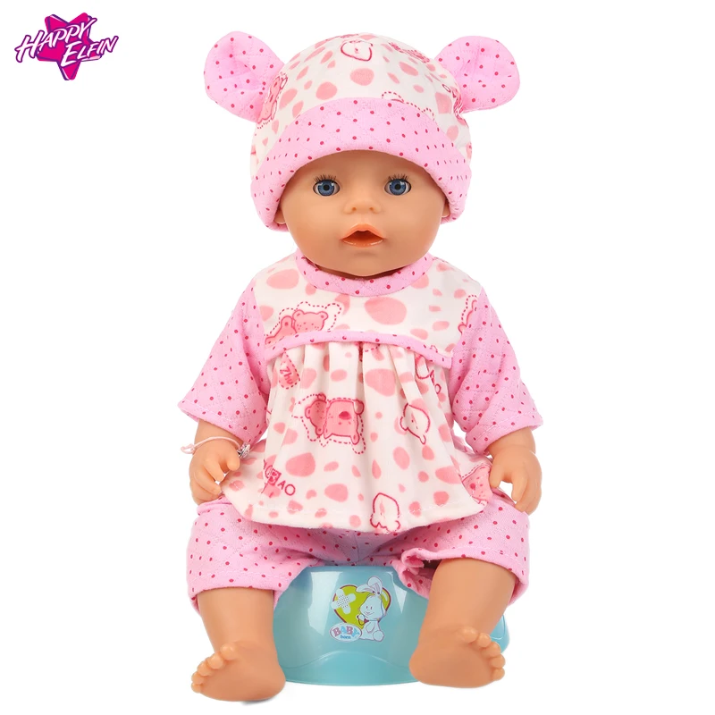 Bonecas boneca zapf bebê nascido macacão Atributo Bjd/sd : Terno