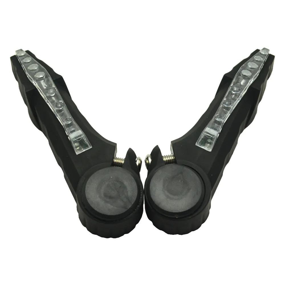 Discount Bike Bicycle Handlebar Turn Signal Indicator Lights Safety Warning Light LED Blue Red High Brightness Energy Saving LED #JX 0