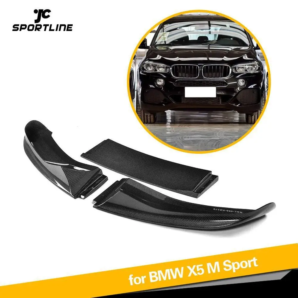 Передний бампер спойлер для защиты подбородка фартук BMW X5 M SPORT 2014 2018 3 шт.