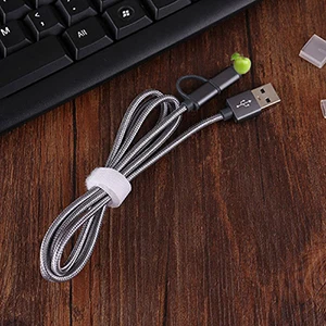 USB кабели конвертер 3 в 1 USB кабель 2.4A Быстрая зарядка кабель для передачи данных для xiaomi для huawei для iPhone зарядное устройство Шнур данных адаптер - Цвет: Gary