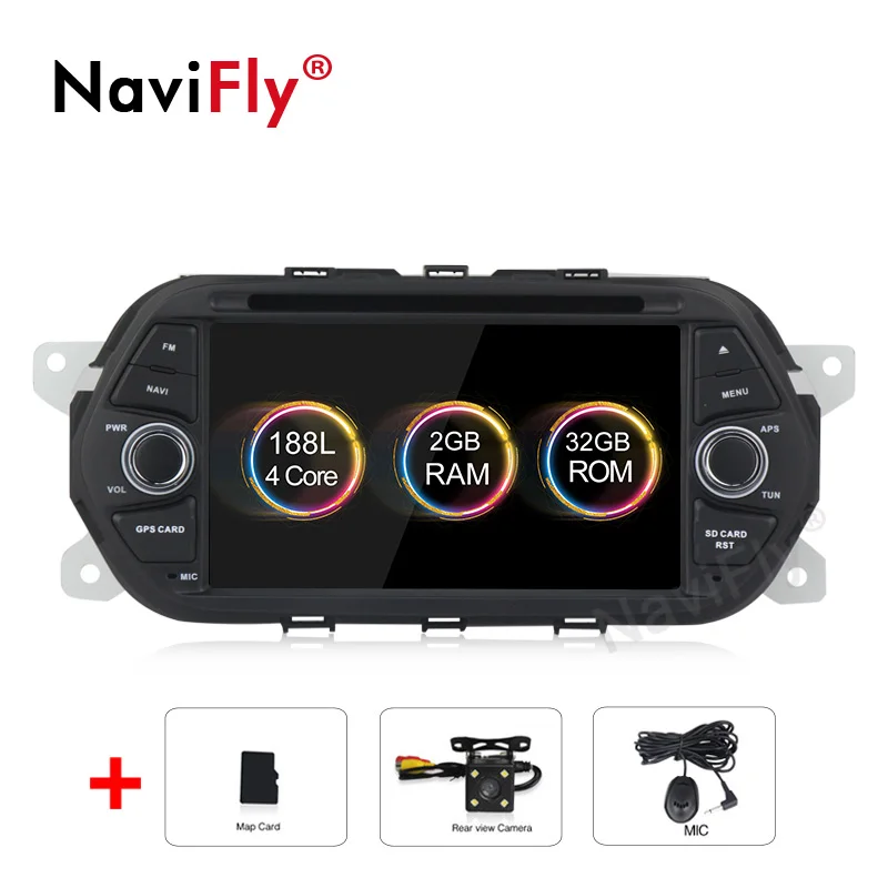 2+ 32G Android 9,1 автомобильный dvd-плеер радио gps навигация для Fiat Tipo Egea аудио FM wifi RDS BT USB SD Canbus - Цвет: Car dvd camera