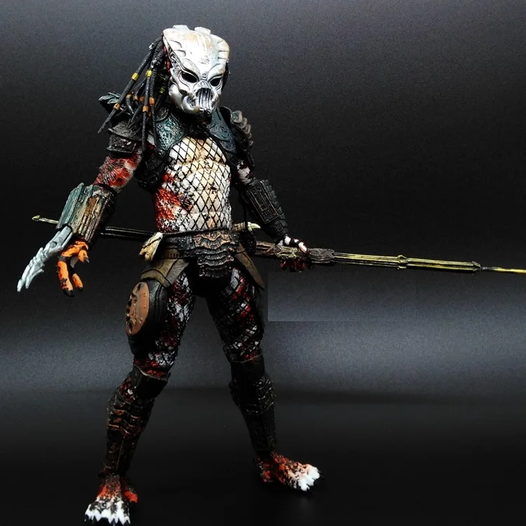 

Aliens vs Predator AVP Ganso Lone wolf Joint move doll movie Person Model Decoration figure Toys gift computer table decorate