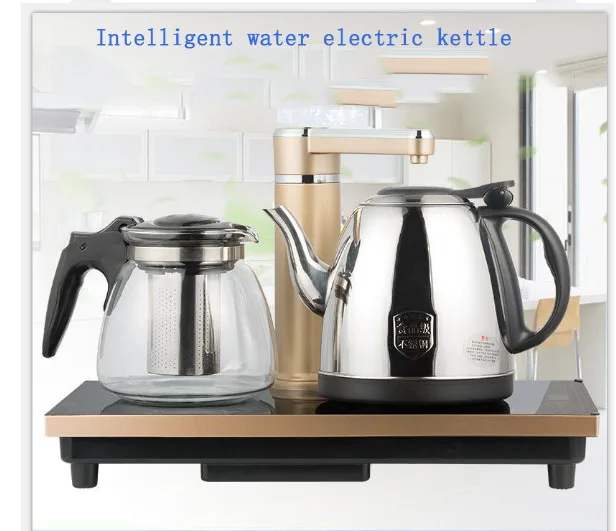  electric tea kettle Stainless steel 3in1 glass kettle on water rapid pot insulation 9 gear adjustme