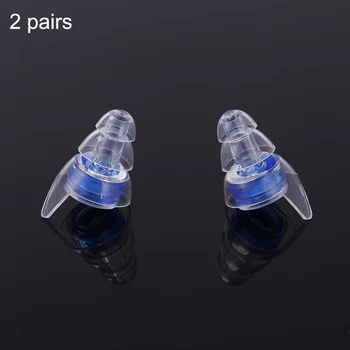 

2Pairs High Fidelity Concert Ear Plugs 20db Noise Reduction Music Earplugs Hearing Protection for Percussion Nightclub wholesale