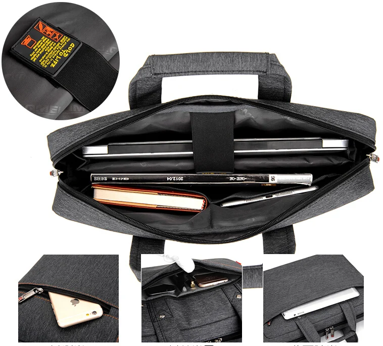Burnur 12 13 14 15 15.6 17 17.3 Inch Waterproof Computer Laptop Notebook Tablet Bag Bags Case Messenger Shoulder for Men Women Burnur 12 13 14 15 15.6 17 17.3 Inch Waterproof Computer Laptop Notebook Tablet Bag Bags Case Messenger Shoulder for Men Women