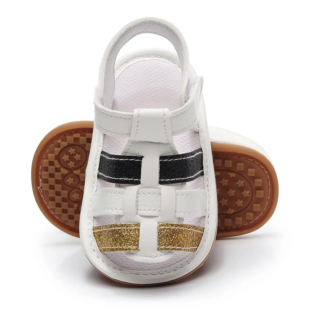 Для младенцев, для маленьких мальчиков и девочек из PU искусственной кожи, резиновая подошва; Летние босоножки; обувь для малышей детская обувь для новорожденных A1