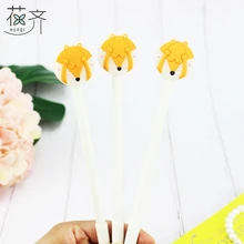 Продажа Huaqi 12 шт. Kawaii застенчивый Желтый Белка гелевая ручка милые канцелярские ручка офис принадлежности ребенка подарок обучения