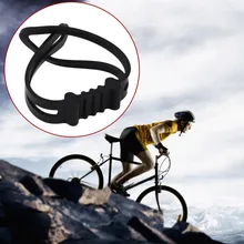 Wholesale Universal Silicone Bicycle Flashlight Tie Strap Portable Phone Torch Light Holder Cycling Accessories
