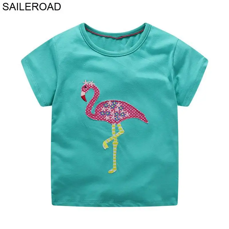 SAILEROAD 4Years Girls Футболки для детей Верхняя одежда Летняя детская одежда мультфильм Детские футболки для мальчиков - Цвет: 6415 same picture