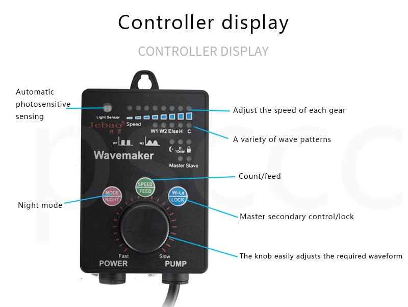 Jecod jebao RW4 RW8 RW15 RW20 SW2 SW4 SW8 SW15 OW10 OW25 OW40 OW50 SOW4 SOW8 SOW15 SOW20 для аквариума с коралловыми рыбками поток насоса волна