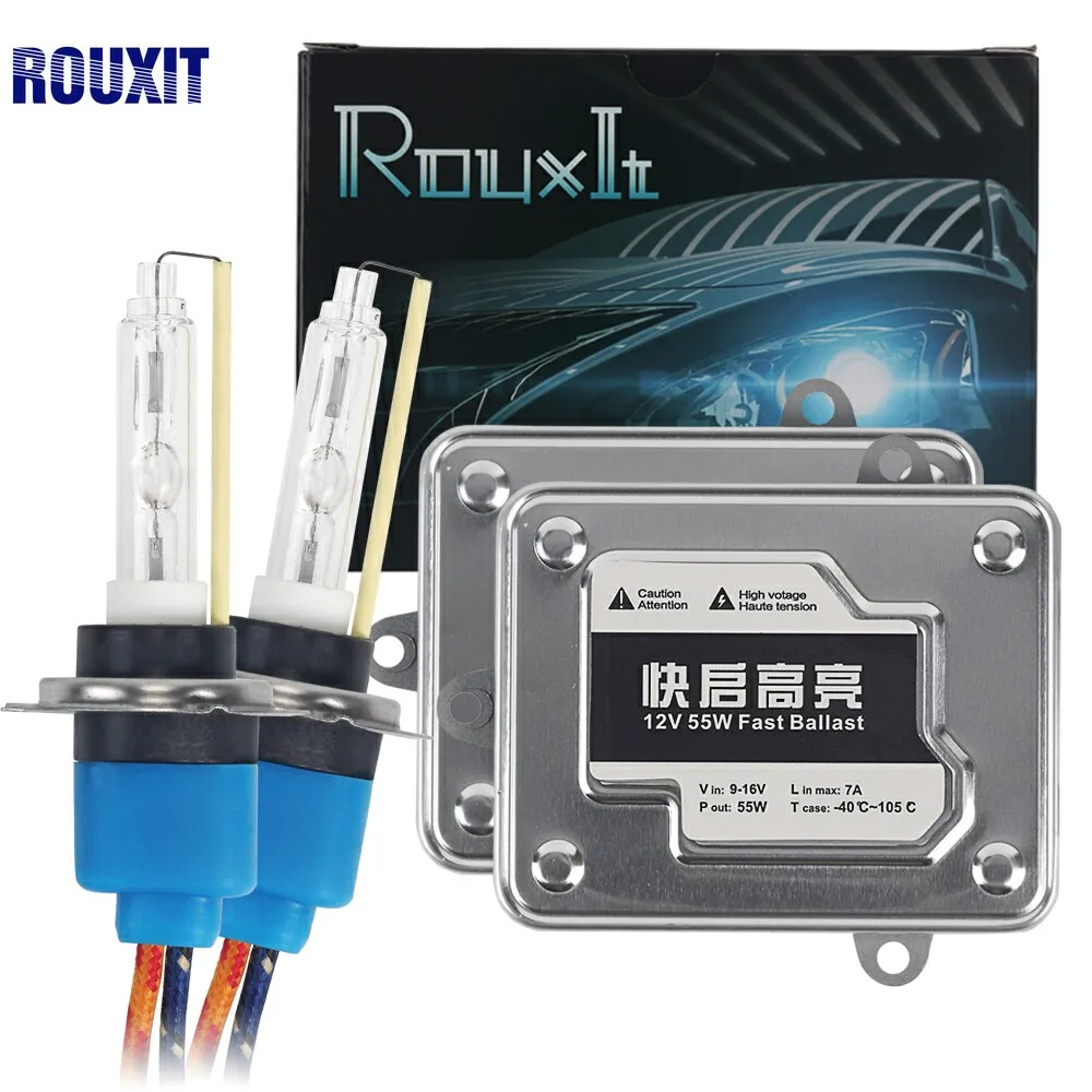 

55W H1 H3 H4 H7 H8 H9 H11 9005 HB3 9006 HB4 D2S D2C Car HID Xenon Conversion Kit AC Ballast Bulb Auto Headlight Fog Light 12 V