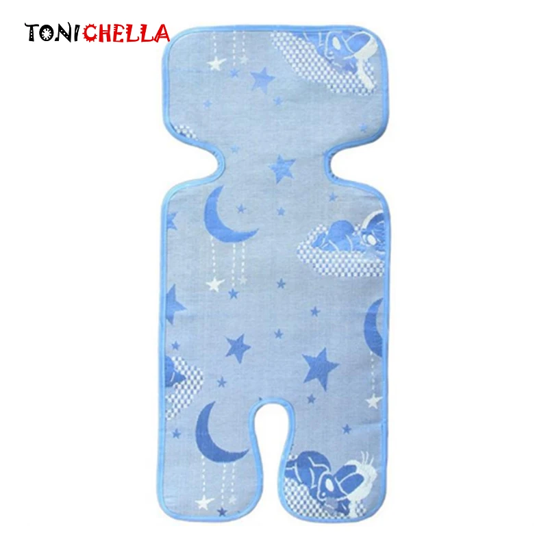 

2018 Cool Baby Stroller Mat Breathable Soft Cotton Cushion Toddler Pram Pad Easy Install Car Cushion Stroller Accessories BB3095