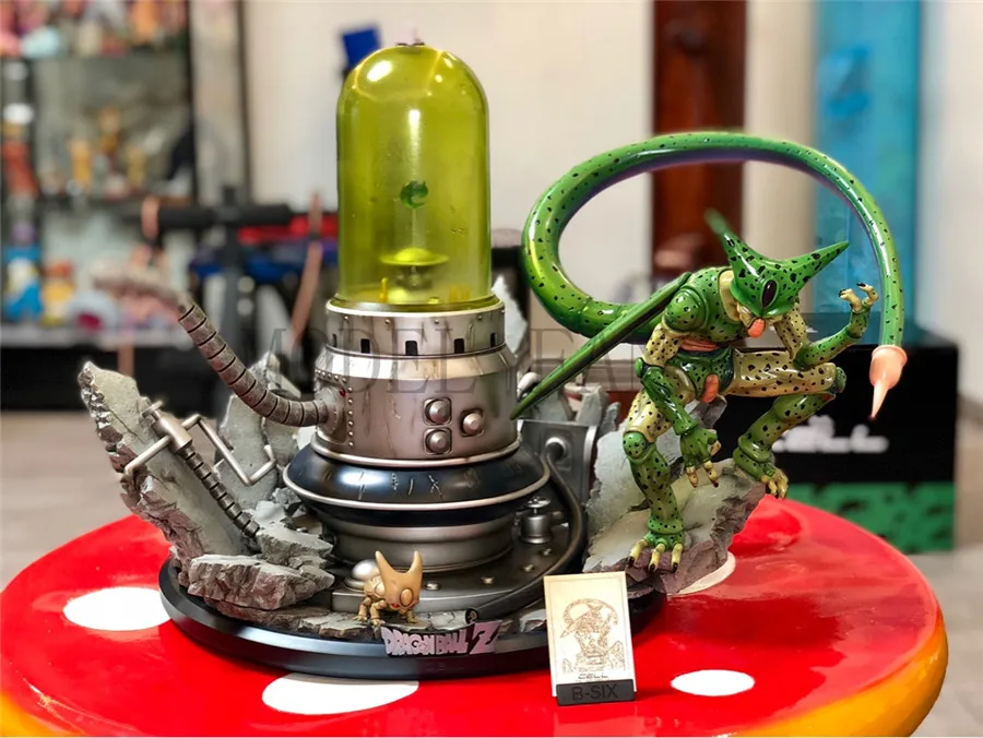 Модельные вентиляторы B-SIX dragon ball Z лаборатория рождение ячейки Начальная форма gk смола статуя содержит светодиодную световая фигура
