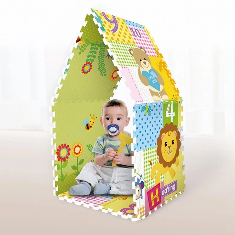 Мультяшный ковер с животным рисунком EVA пенопластовые коврики Детские Напольные