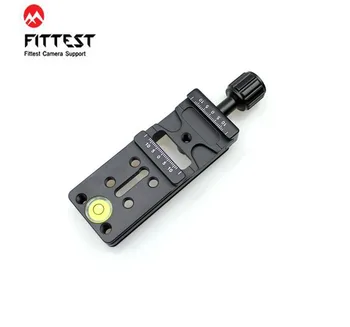 

FITTEST FNR-100 100mm Multi-Purpose Rail Nodal Slider with Arca Swiss Compatible Quick Release Clamp for Panoramic Fisheye Lens