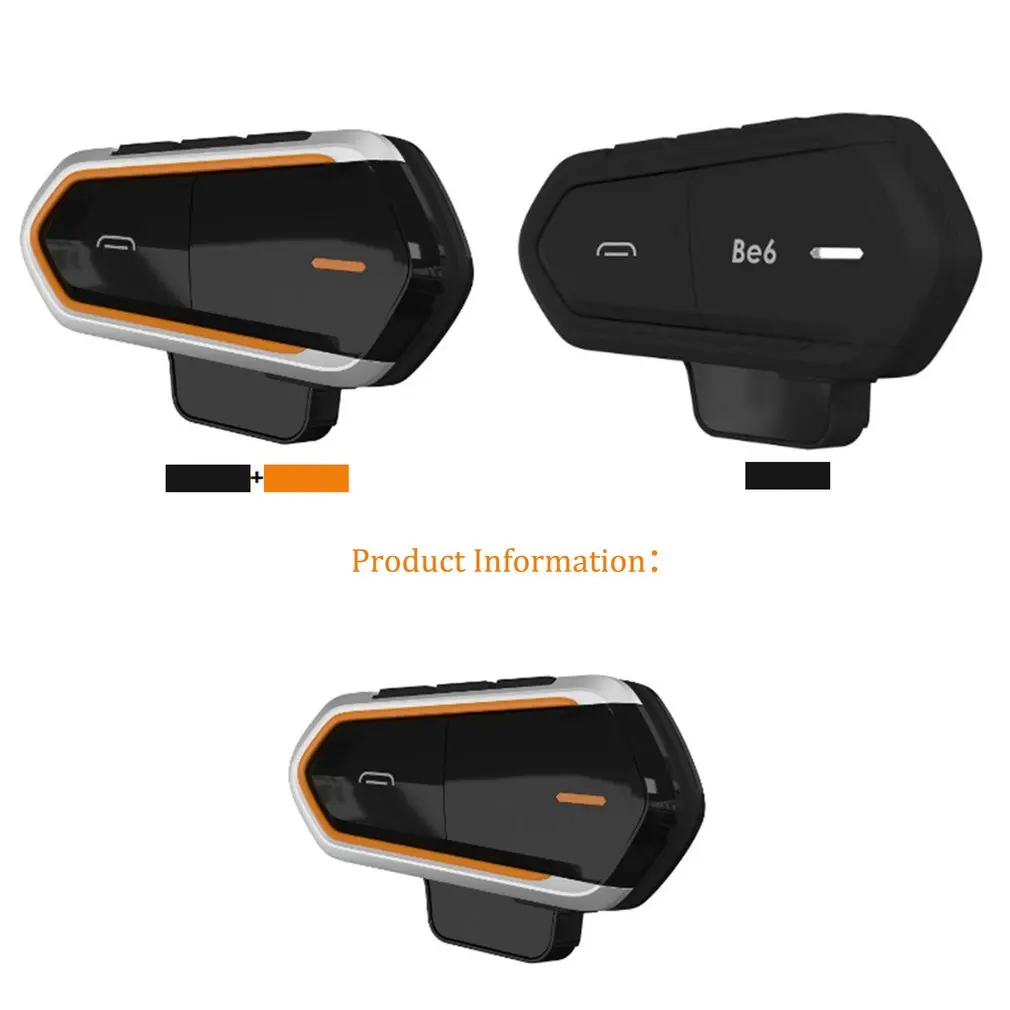 QTBE6 мотоциклетный шлем наушники для внутренней связи беспроводная гарнитура
