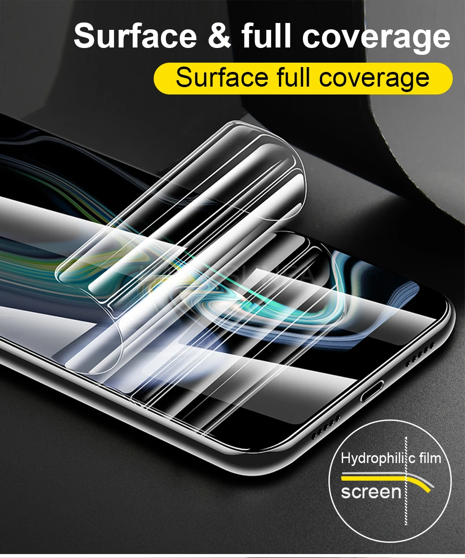 30D полное покрытие Гидрогелевая пленка для samsung Galaxy S8 S9 S10 Plus Защитная пленка для samsung S10e Note 8 9