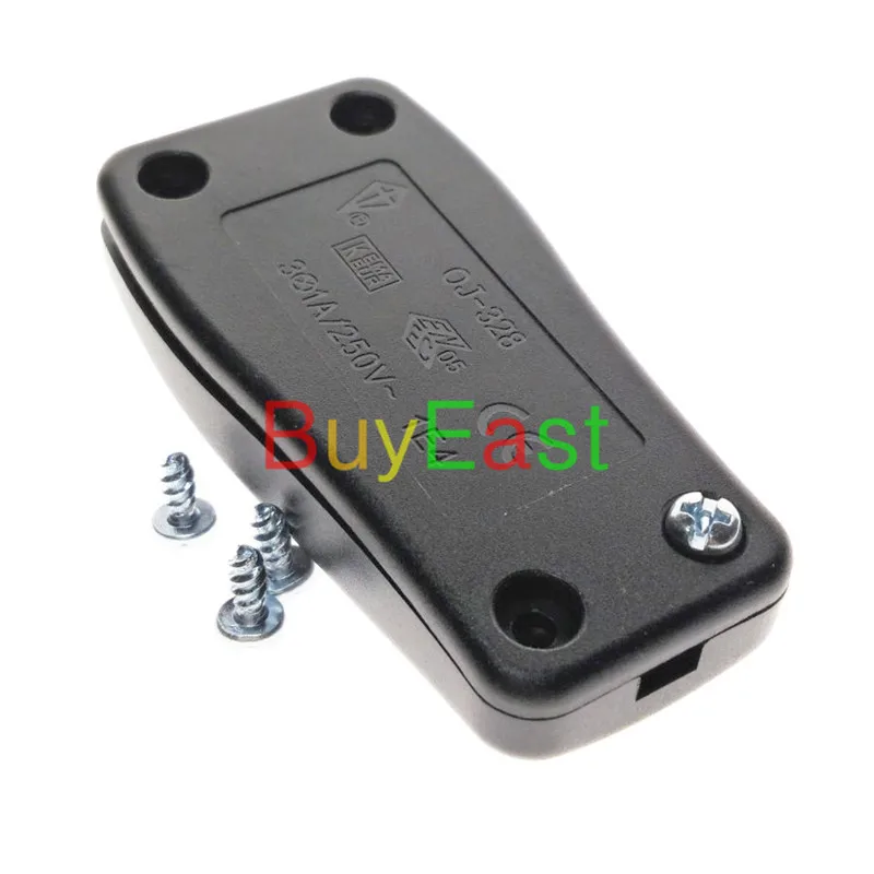 Double Control Switch Floor Light Table Lamp Push Button Switches Black White Color - 32775139017