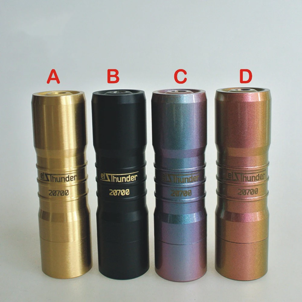 2019 HOT Elthunder V3 Mechanical Mod fit 510Thread Brass Material 18650/20700 batter ffor RDA RDTA vape pen gift boxl Mod kit