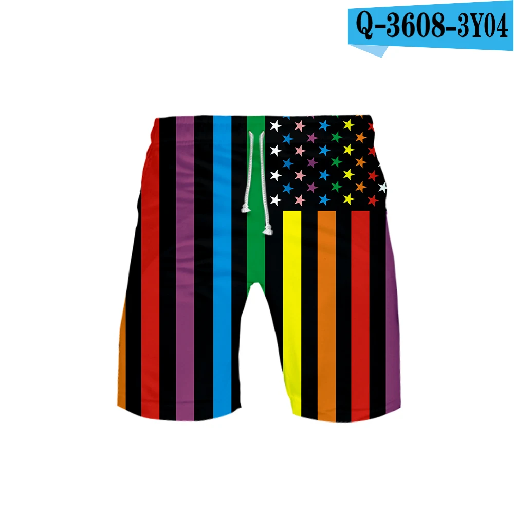 Homosexual LGBT Beach Shorts Men Men's 3D templar Board Shorts Trunks Summer Quick Dry Hip Hop Short Pants Beach Wear - Цвет: Style5