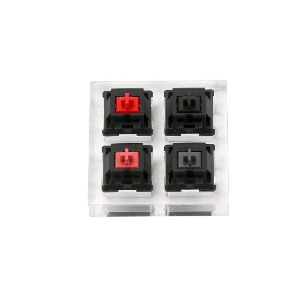 4 Cherry MX бесшумные переключатели прибор для проверки клавиатуры набор прозрачных