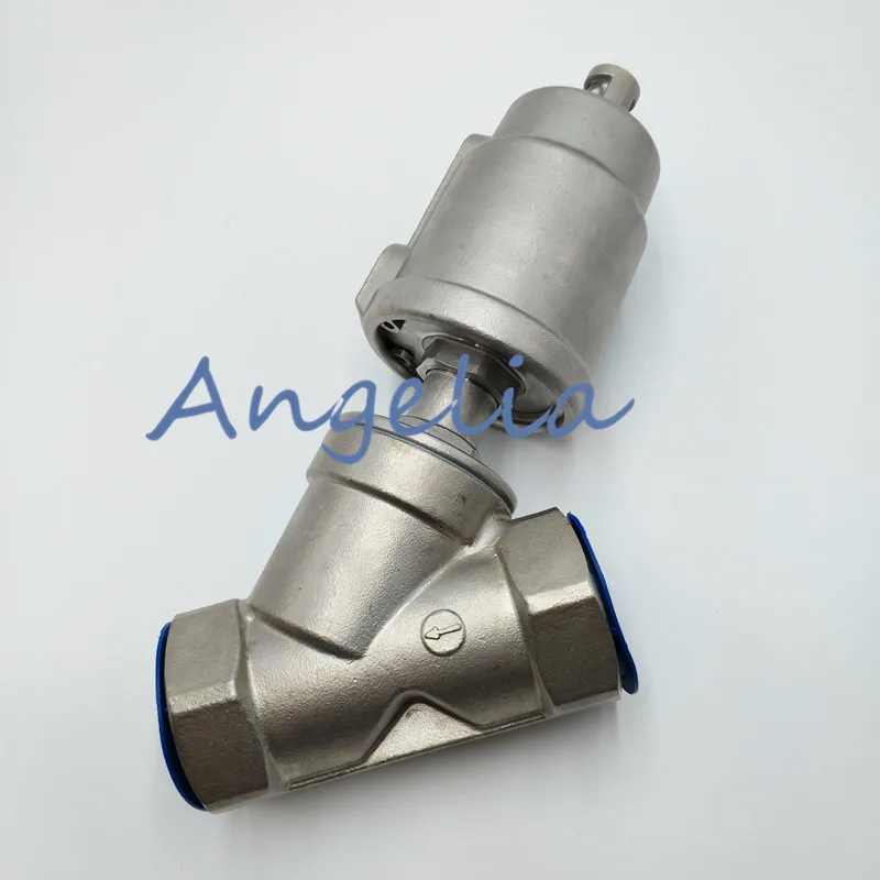 

DN50 2" BSP Double Acting Air Actuated Stainless Steel 304 Angle Seat Valve Normally Open