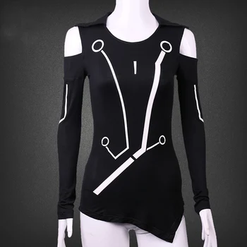 

[STOCK] 2018 Anime Tron Legair Conditionery Quorra Night Lights Elastic Hoodies Cospaly Costume For Halloween Free Shipping New.