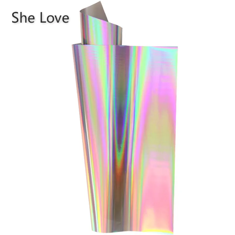 She Love 3 шт./лот A4 Размер горячего тиснения бумага из фольги многоцветная Лазерная Фольга бумага для Diy ручной работы кожаные материалы для одежды - Цвет: 2