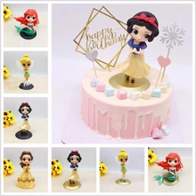 Принцесса, кукла в форме русалки игрушка для торта Топпер, 1 шт./компл., дети девочки подарок на день рождения игрушки для принцесс DIY украшения торта инструменты