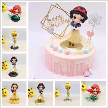 

Princess,Mermaid shaped Doll Toy for Cake Topper,1Pc/Set, Kids girls Birthday Gift Princess Toys DIY Cake Decoration tools