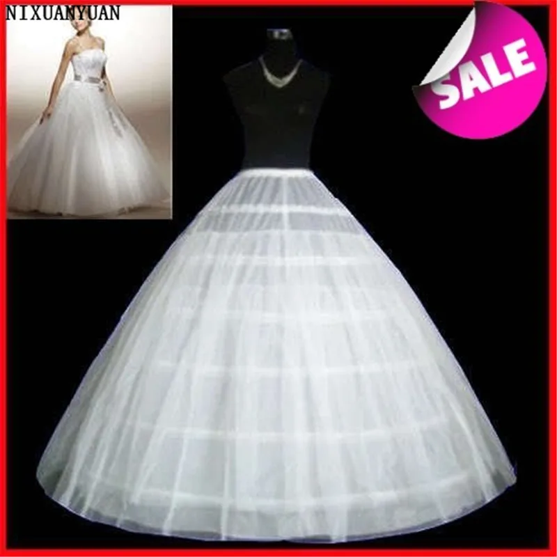 Hot-Sale-Petticoat-Unique-Design-White-6-Hoops-Ball-Gown-Bridal-Wedding-Gown-Petticoat-Crinoline-Slip