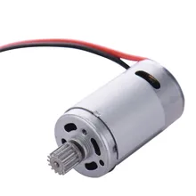 1 pces 15-dj01 390 motor com peças do carro da engrenagem para s911/s912 9115/9116 rc carro 390 motor elétrico escovado substituição do motor
